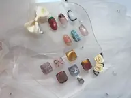 【オフあり】 ハンド 1本アート ワンカラーorグラデーション