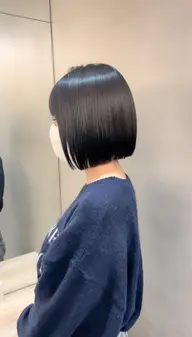 【梅雨対策】縮毛矯正&トリートメント(カットなし)☔️髪質改善✨