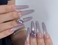 ⋆˙♡✨No.1チップ長さ出し!【マグネット➕カラグラ】