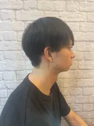 全力カット、シャンプー