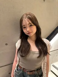 🫧『12月限定』透明感up♪ブリーチなしWカラー×カット×5step TOKIOトリートメント