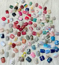 【オフ無】フット選べる1本アート👣カラー変更可能