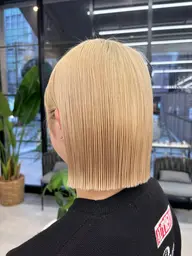 【ぱつっとボブ✂️】カット+3starトリートメント(Aujua🫧)⚠️水曜日以外のご案内となります！