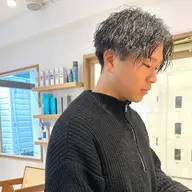 【🔥U-30メンズ限定🔥】☀️カット+ダメージ最小限パーマ☀️