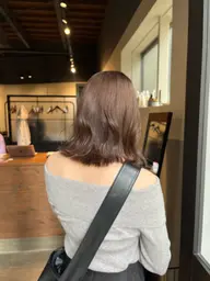 【ミディアム】ブリーチなしワンカラー！🎵🫶🏻