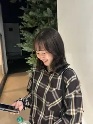 ブリーチなしのワンカラー🤍