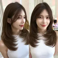 【人気No.３クーポン✨】トレンド似合わせ⭕️前髪顔まわりカット✂︎➕透明感カラー🫧➕2step外部補修トリートメント