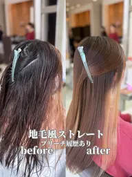 【美髪矯正】似合わせカット＋地毛風ストレート
