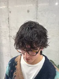 朝のセットが楽に❕カット＋パーマ🌀　6,980円