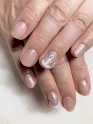 【練習モデル】オフ無しワンポイントネイル