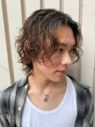 🔻メンズカット×スパイラルパーマ