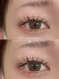 🕊LEDマツエク （オフなし90分以内80本​〜​140本まで、本数は選べません）⚠️注意事項をお読みください