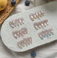 【ワンホン⤴️】水光ガラス玉マグネット+フレンチネイル