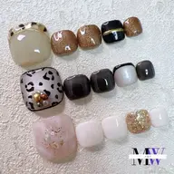 【期間限定】フットジェルネイル 4本アートコース💅6500円→5500円