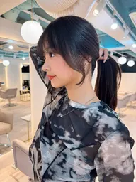 【土日祝限定】顔周りカット✂️➕透明感カラー💭➕保湿トリートメント🫧