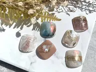 【オフ込】フット親指アート　※親指をサンプルの中からお選び頂けます！