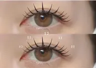 【韓国風束感仕上げオフ無料】フラットラッシュ 100本 ¥4180