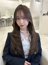 【初カラーならこれ✨️】ブリーチなしWカラー♪＋クイックトリートメント🌈《赤み消し/ダメージレス/透明感/ミニモ学割》