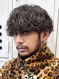 メンズ新規限定価格✂️当店スタイリストカット➕波巻きスパイラルパーマ➕トリートメント
