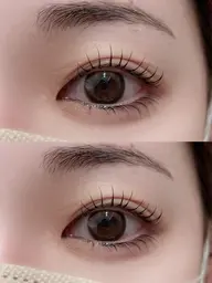 上下のまつげパーマ