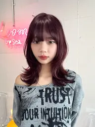 🎀人気No.1🎀似合わせカット&初カラーにもオススメ⭕️ダメージレス艶ブリーチなしダブルカラー