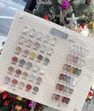 ラメワンカラー 新規オフ無料【長さだしオフ+1500/アクリルオフ+2000/チップ再利用+1000円】