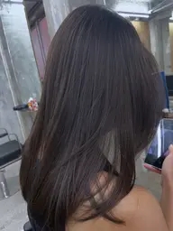 カット、透明感カラー、クイックトリートメント