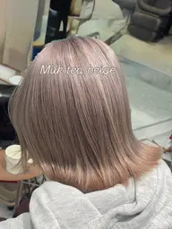 ブリーチリタッチ＋全体カラー【lulu表参道】