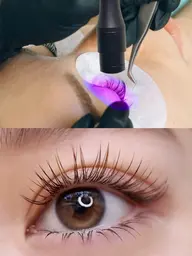 5回回数券つけ放題最高級フラットラッシュ140本以上保証💕LEDエクステで長持ち