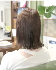 ノンジアミンカラー＋トリートメント＋ヘッドスパ　　　　　　　頭皮から綺麗な髪の毛を育てましょう。