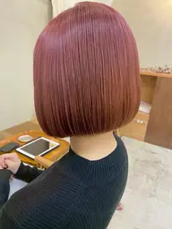 メンテナンスカット+フルケアブリーチ+カラー+髪質改善トリートメントライト