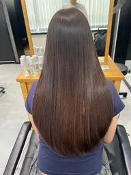 【朝のお手入れ時短】カット+髪質改善縮毛矯正+トリートメント