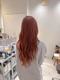 ブリーチ+カラー⭐️24歳以下限定、ロング料金なし