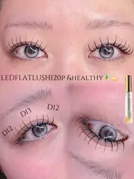 💛下がりまつ毛さんおすすめ✨💛LEDアンドヘルシー120本💫コーティング仕上げ付き✨️