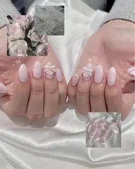 パラジェル使用🍓ワンカラー・ラメグラ【シンプル】オフあり(新規～3回目まで)