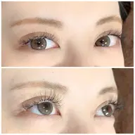 【LEDエクステ】超持続　ボリュームラッシュ ×フラットラッシュ80束MIX ナチュラル仕上げ☆