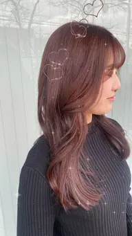 【ワンカラー🫧】似合わせカット➕透明感ワンカラー