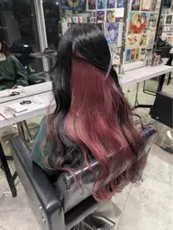 【💞インナーブリーチ1回(リタッチのみ)+カラー💞】+✨️🫧無料トリートメント🫧✨️‼️ロング料金なし ‼️