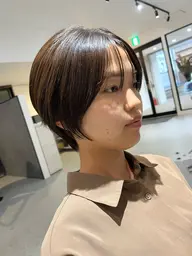 カット、シャンプー、ブロー