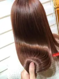 【クセ・うねり解消】縮毛矯正＋カット＋艶フルカラー　¥13,750