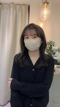 艶感カラー➕髪質改善3step treatment🫧