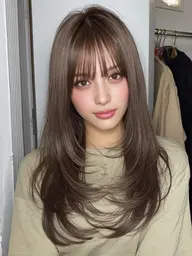 カット✂️➕ダブルカラー【ブリーチ】🌈︎︎☁＃暖色カラー＃髪質改善＃韓国風