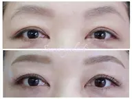 アイブロウ×まつげカール(ビューラー式カール)同時施術のお得なセット⭐︎一気に目元のイメージチェンジしたい方に⭐︎