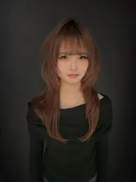 u24【ブリーチなしダブルカラー】透明感垢抜けカラー 🫧‪🧊［明るめ］🐰🎀💗