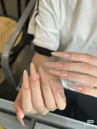 【チップ長さだし】長さだしワンカラー&ラメグラデーション☆3980(オフなし)