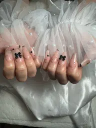 チップ長さだし＋持ち込みデザイン【初回オフ込み】スカルプ、ハードジェル、大量のパーツオフ有りの場合は¥1500追加料金