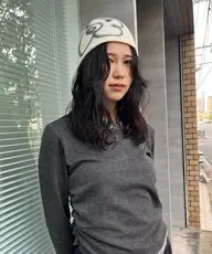 【ミニモ限定クーポン🪄】似合わせカット+動きのあるウェーブ感パーマ+トリートメント🌀🪩