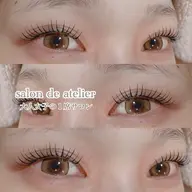 🤎ミニモ学割🩷超軽量フラットラッシュ似合わせデザイン110本まで※アイシャンプー+束間コーティング付き