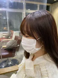 かわいい前髪作り🩷前髪•顔周りの縮毛矯正