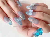 【HAND長さだし】クリアスカルプ+ジェル・マグネットカラー